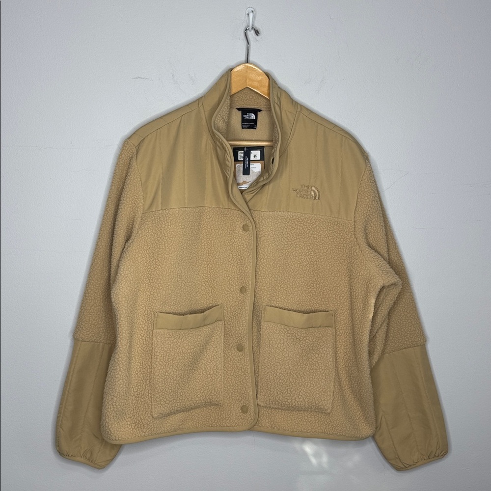 TNF The North Face WOMEN'S CRAGMONT FLEECE JACKET NWT Khaki Stone XL - Picture 5 of 9